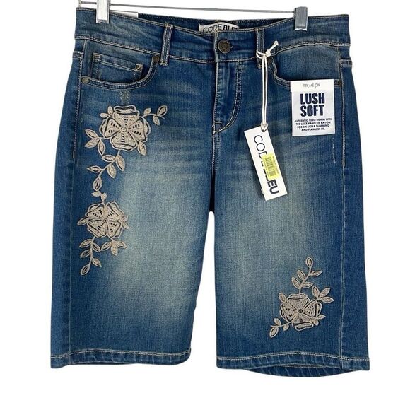 NWT Code Bleu Chelsea Tummy Panel Bermuda Shorts 6P - Picture 1 of 12
